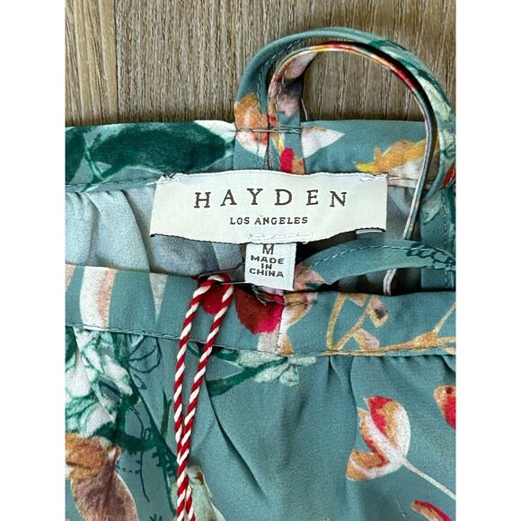 Hayden Los Angeles Off the Shoulder‎ Flower Blouse Size M - Picture 4 of 8